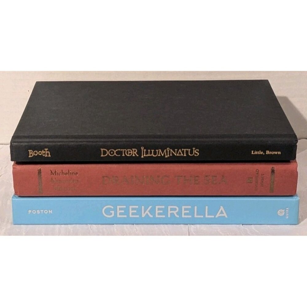 Set Of 3 Books Decor Color Coding Moody Academia Hardcover Home Staging Library - Picture 7 of 7